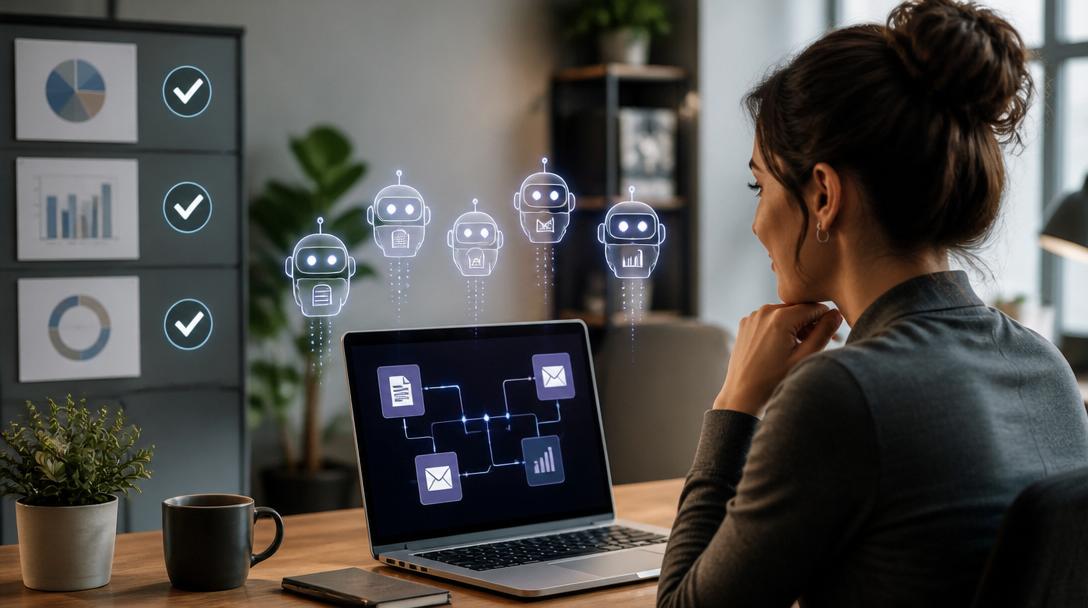 Automatizace v malé firmě: Které rutinní činnosti můžete hned teď přehodit na software a AI
