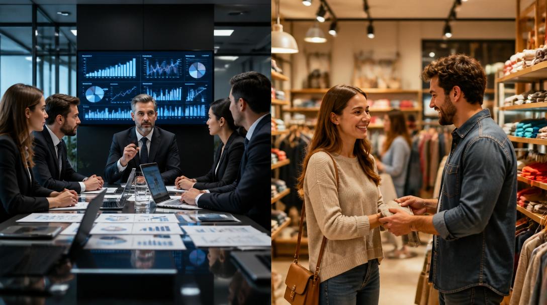 B2B vs. B2C prodej: Jak se liší komunikace, když prodáváte firmám a když koncovým lidem