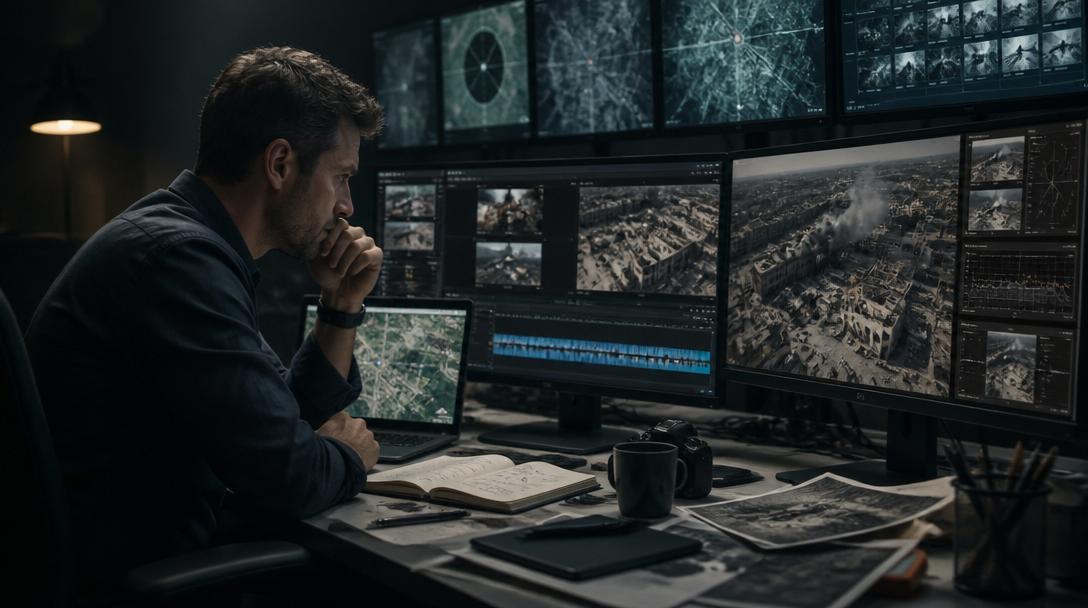 Ověřování zpráv v přímém přenosu: Jak váleční zpravodajové čelí záplavě podvržených videí z fronty