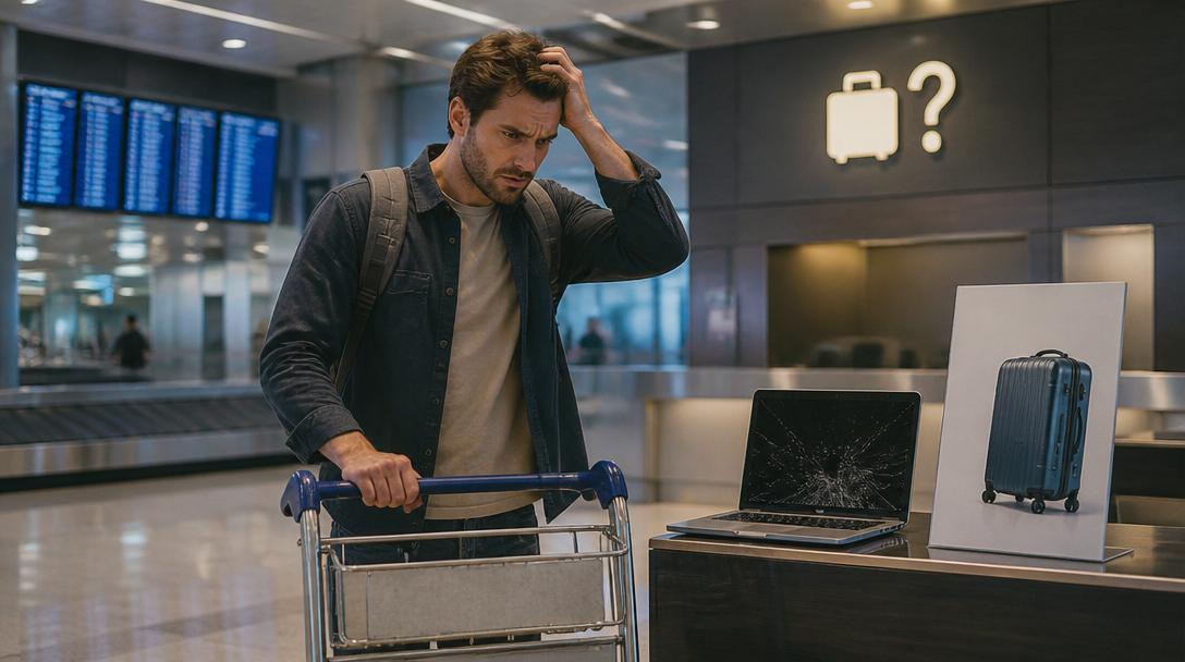 Pojištění zavazadel a elektroniky na cestách: Co dělat, když vám na letišti ztratí kufr nebo ukradnou notebook