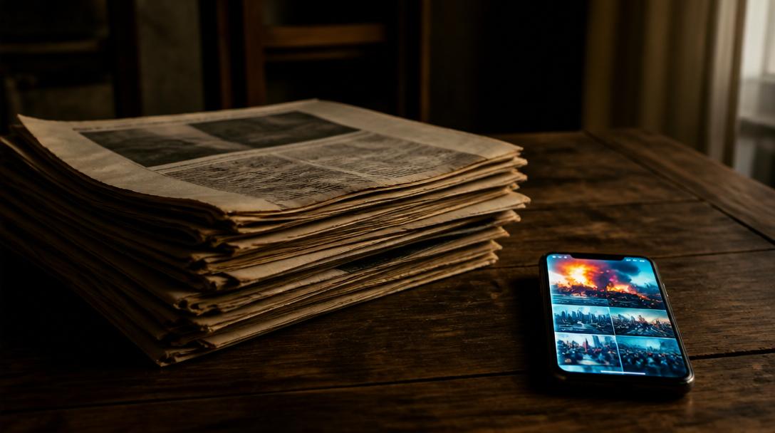 Úpadek tištěných novin: Proč vůně papíru prohrává boj s rychlostí digitálního věku