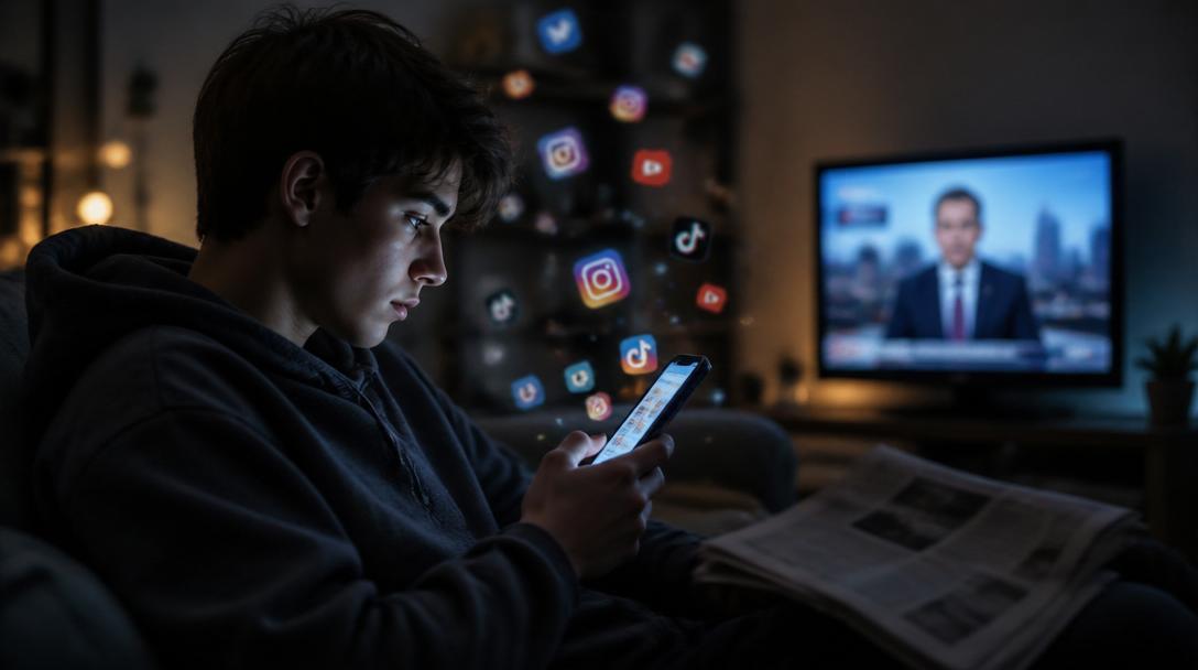 Válka o pozornost mladých: Jak tradiční média marně bojují s TikTokem a infomilióny na sociálních sítích